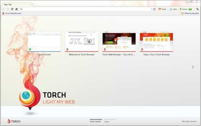 Torch browser for android mobiles